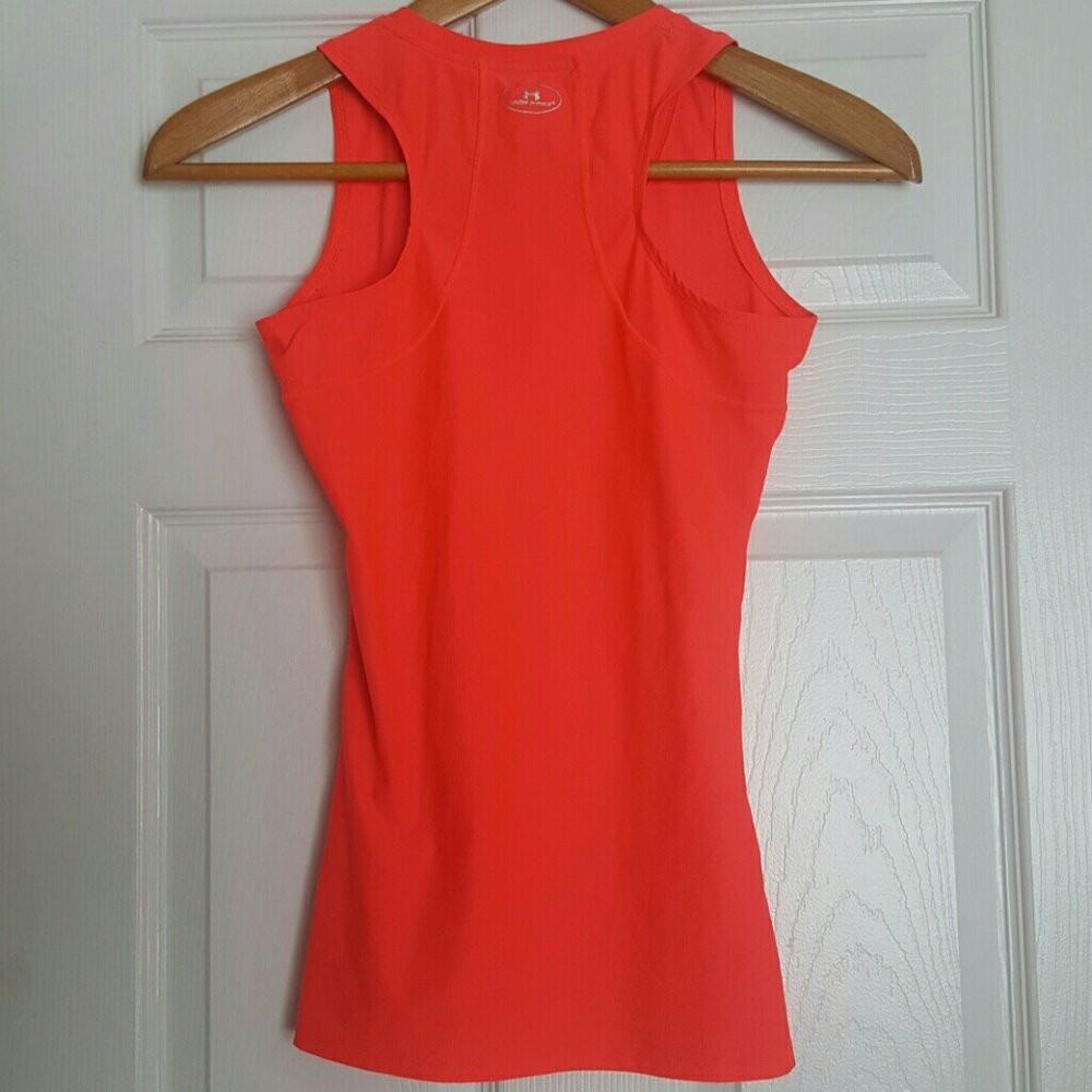 Under Armour pink coral athletic fitted tank Small - Picture 6 of 8